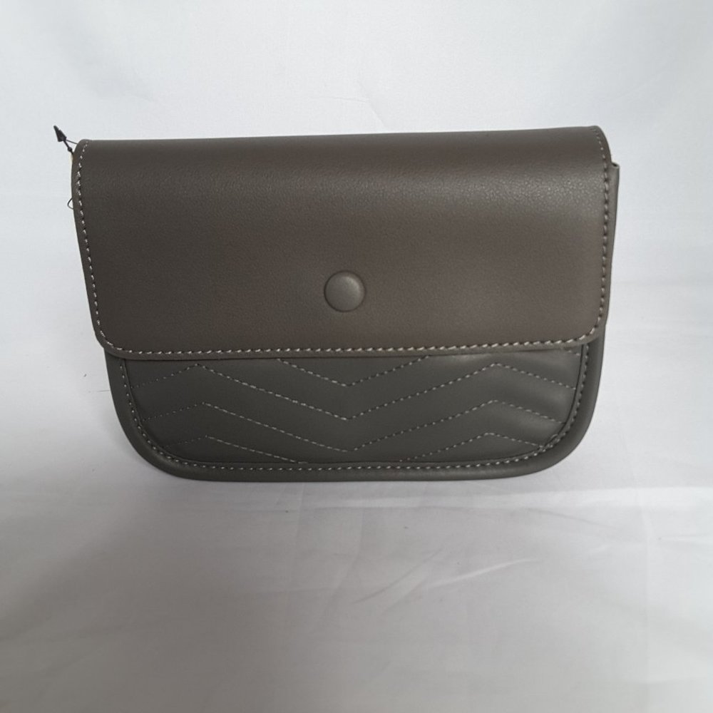 FAUX LEATHER CROSSBODY PURSE